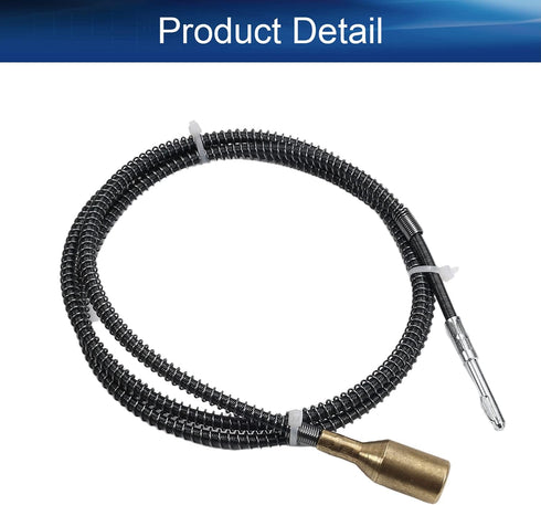Auniwaig Flexible Shaft Core Drill Shaft Extension Tool for Bench Grinder, Compatible Rotary Grinder