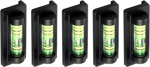 AureateLiving 40Mm 2 5 Pack(5pcs) Bubble Level With Magnetic Base For Photo Frames And TV Stands, Precision Calibration
