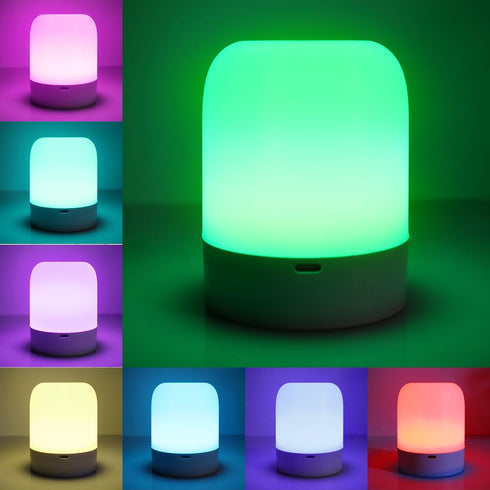 XOIDMIVCN 13 3 Dimmable Rechargeable Night Light for Baby Nursery with Touch Control, Colors & Modes, Nursery Lamp