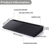 Desktop Whiteboard, Dry Erase Board with Marker, Desk Organizer for School, Home, Office Supplies (Black)