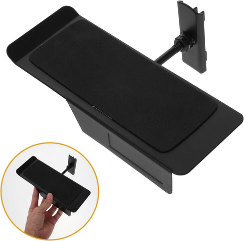ARTIBETTER Wall Mounted Metal Shoe Rack Adjustable Display Shelf Anti-slip Support, Black Retail Sneaker Organizer
