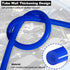 QuQuyi 5/32" ID x 1/4" OD Blue Silicone Vacuum Tubing Hose, High Temperature Food Grade, 9.84ft Length