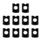 SUUJI 10 PCS Metric M6x10mmx12mm Barrel Nuts,for M6-1 Bolts Cross Dowels Slotted Nuts