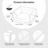 Clear Acrylic Sticky Notepad Holder, 3.94" x 3.94" x 1.77" Acrylic Sticky Note Dispenser for Office Desk Accessories(DP005)