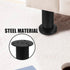 4pcs 12-18cm Toddmomy Adjustable Bed Frame Support Legs, Black Furniture Legs Replacement for Bed Frame Slats Support