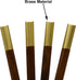 Maydahui 12 Pcs Wood Rollerball Gel Pen, Rosewood Brass Pens with 20 Pcs Refills for School Signature Party