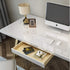Glossy White Contact Paper for Countertops, 15.8''x78.7'' Removable Waterproof Vinyl Roll for Kitchen Cabinet