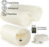 YOROXRG Set 24 4 4" 5" 6" 2.2"),for of Waterproof Outdoor Flameless Candles, LED Candles with Remote and Timer,(H x D