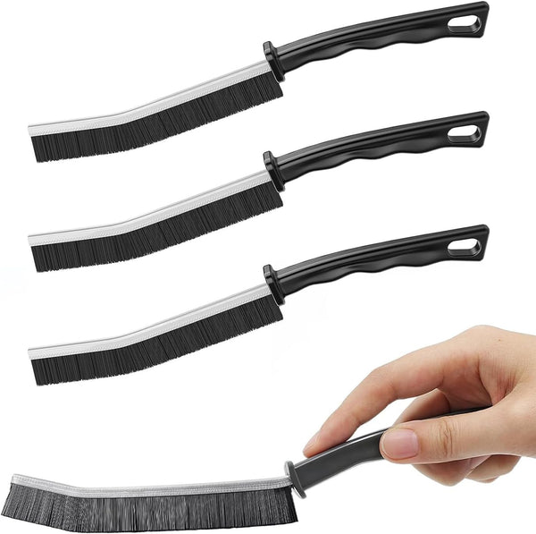 Jedrey Gap Cleaning Brush Grout Cleaner Brush with Hard Handle Scrub Deep Tile