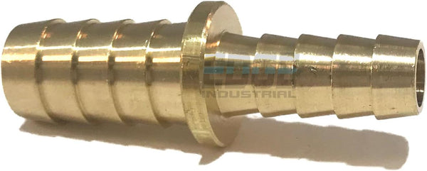 1/2" x 3/8" Hose ID Brass Barb Reducer Splicer Fitting for Fuel/Air/Water/Oil/Gas/WOG (Qty 01)