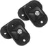 SHOWERORO 4pcs No-Drill Adhesive Caster Wheels for Small Furniture Quiet Rolling Casters