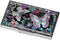 Mother of Pearl Design RFID Blocking Business Card Case, Engraved Slim Metal Holder with Flower Butterfly