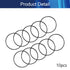 Buna-N O-Ring 35x33x1mm Metric Nitrile Rubber Round Sealing Gasket for Plumbing Connection