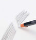 Hand Tear Sketch Eraser, Pen-Style Shape, Round Tip Highlight Rubber School Supplies, 12 Pack (5mm).