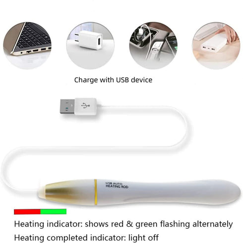 5 Pcs Drying Sticks, Desiccant Block Cleaning Water Absorption Rod Dryer Stick for Toys + 1x USB Heating Rod