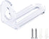 10pcs (2.2in 1.3in) Adjustable Acrylic Corner Braces Clear Plastic Wall Mount Floating Shelf Brackets for Light-Weight