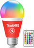 RGBW Bulbs10W (85W Equivalent),A19 E26/27 Multiple Color Changing Light Bulb with Remote,LED