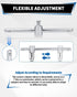Acxetx 19 Set, 1/4", 3/8" 1/2" Piece Socket Extension and Drive Extension Bar, Universal Joint, Adapters and T-Bar