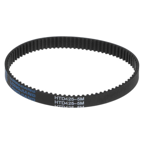 HTD5M-425 Close Loop Pulley Timing Belt: 425mm Length x 15mm Width High Torque Drive Rubber Belt for 3D Printer