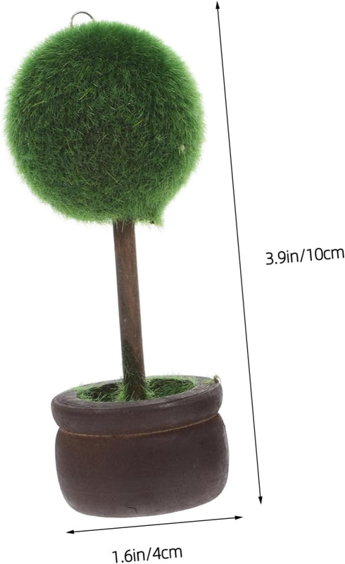 2pcs Elegant Mini Potted Plants - Greenery Table Photo Holders