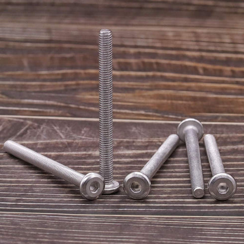 M6-1.0 x 65mm Hex Socket Head Cap Screws, 304 Stainless Steel 18-8, Flat Countersunk Machine Screws for Furniture,