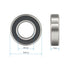 6902-2RS Deep Groove Ball Bearing - 10 PCS, 15×28×7mm, Double Black Rubber Sealed for Industrial Use