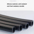 WOFICRET Black,Black,9mm*12mm/5m Silicon Tubing Hose High Temp Silicone Hose, Flexible Silicone Rubber Tube for Home