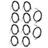 10Pcs Thermistor Sensor Temperature Probe 5x25mm, PVC Strong Anti Interference Ability for Constant Temperature Control