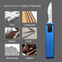 10PCS #23 Caressolove Automatic Utility Knife, Safety Black Box Cutter Retractable, EDC Push Button Knife, Exacto