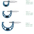 Outside Micrometer Set - HDLNKAK 0-3" Machinist Micrometer, 3 Pcs with 0.0001" Graduation and Case