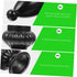 Lurrose 2pcs Decorative Lamp Finial Knob Modern Black Aluminum Floor for Table and Floor Lamps Easy to Install
