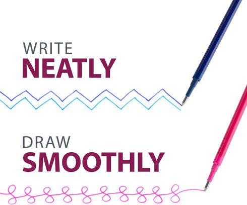 ParKoo Gel Ink Refills Compatible with FriXion and Friction Erasable Gel Pens, Fine Point 0.7 mm, 14 Colors