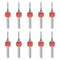 uxcell Micro PCB Drill Bit Set, 10pcs 1/8" Shank 1.15mm Solid Tungsten Carbide CNC Engraving Bits