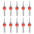 uxcell Micro PCB Drill Bit Set, 10pcs 1/8" Shank 1.15mm Solid Tungsten Carbide CNC Engraving Bits