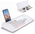 Small Glass Desktop Whiteboard Dry-Erase Board, Computer Keyboard Stand with Drawer, Desk Organizers for Office & Home