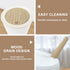 JBNJANKDAV Seamless 1.8 Gallon/7L Small Trash Can with Lid Pancakes Yogurt Waffles Donut Avocado Healthy Eating Garbage