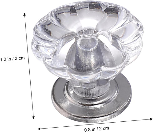 6pcs NUOBESTY Practical Mini Knobs Drawer Knobs for Bedside Cabinet Dresser Pulls Jewelry Box Handles Home Decorative