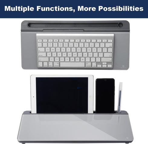 TSJ OFFICE Whiteboard Dry-Erase Board - Desktop Surface Pad with Drawer, Accessories for Home, Office, School