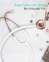 Rose Gold Stethoscope - Gift for Nurses, Doctors, Medical Students, Dual Head for Home Health Use with Accessories