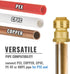 SUNGATOR 6-Pack Push Fit PEX Fittings, 1/2-Inch by 1/2-Inch Female Adapter Plumbing Connector with Disconnect Clip