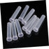 100pcs balacoo Floral Water Tubes White Flower Nutrition Containers for Fresh Flower Preservation Leakproof Test Tubes