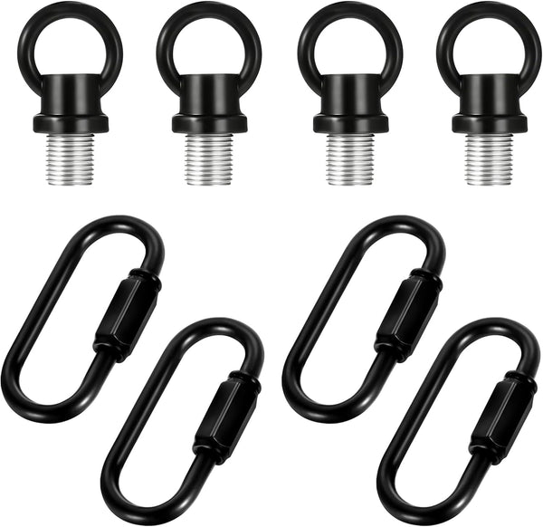 Zelphvt 4 Set 1/8 Inch IP Lighting Loops with Link Buckle Connectors Zinc