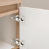 Ravinte 1 Pair Full Overlay Cabinet Door Hinges, 105 Degree Adjustable Concealed Soft Close for Face Frame Cabinet