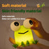 CQDAKET Dimmable, Frog Night Light for Kids, Rechargeable Bedside Touch Lamp, with Timer, Soft Silicone Nursery Night