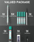 Nicpro Blocky Gear 2mm Mechanical Pencils in Case, Metal Drafting Lead Holder with 6 Tubes Lead Refill