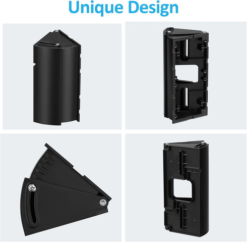 OLAIKE Adjustable Angle Mount for Video Doorbell Plus/2nd Gen/2/3/4, Easy to Install Black Wedge Kit (Doorbell NOT