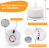 KOABY 12/24/50/100/200/400 Pack Battery Operated LED Tea Lights