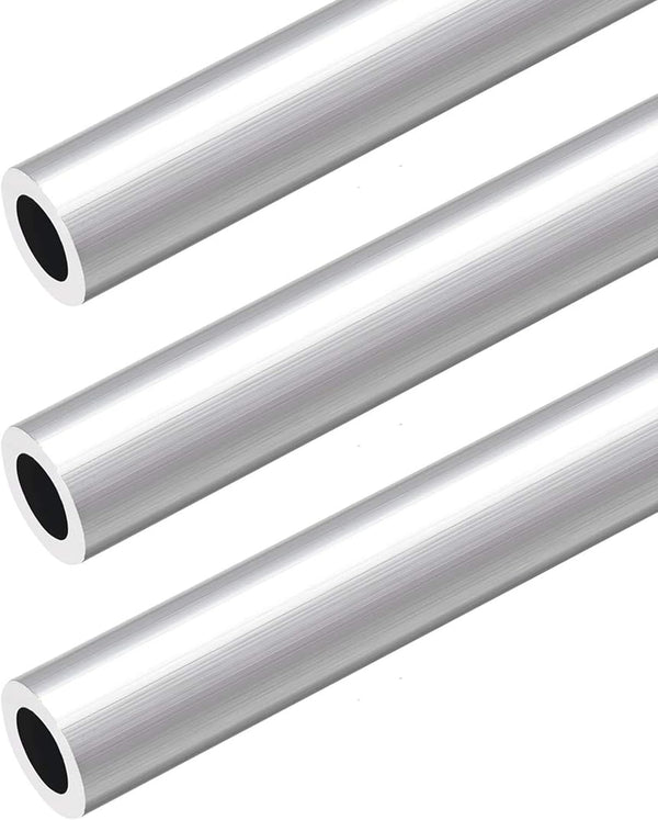 3 Pcs 6063 Aluminum Round Tube 16mm OD 10mm Inner Dia 300mm Length Seamless Aluminum Straight Tubing for Fabrication Projects DIY Handmade Model Craft Frame Building Gardening Shop Fitting by OFOWIN