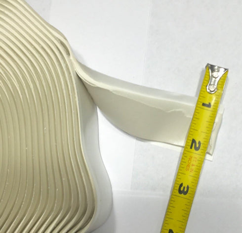 White Butyl Tape 1/8 inch x 1 inch x 30 feet for RV/Mobile Home (Single Roll)1