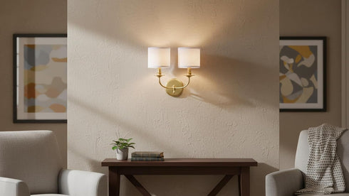 Aspen Creative 31218 5-1/2" 5-1/2" 5" Small Clip-On Drum Lamp Shade in Pearl White, Top x Bottom x Slant Height